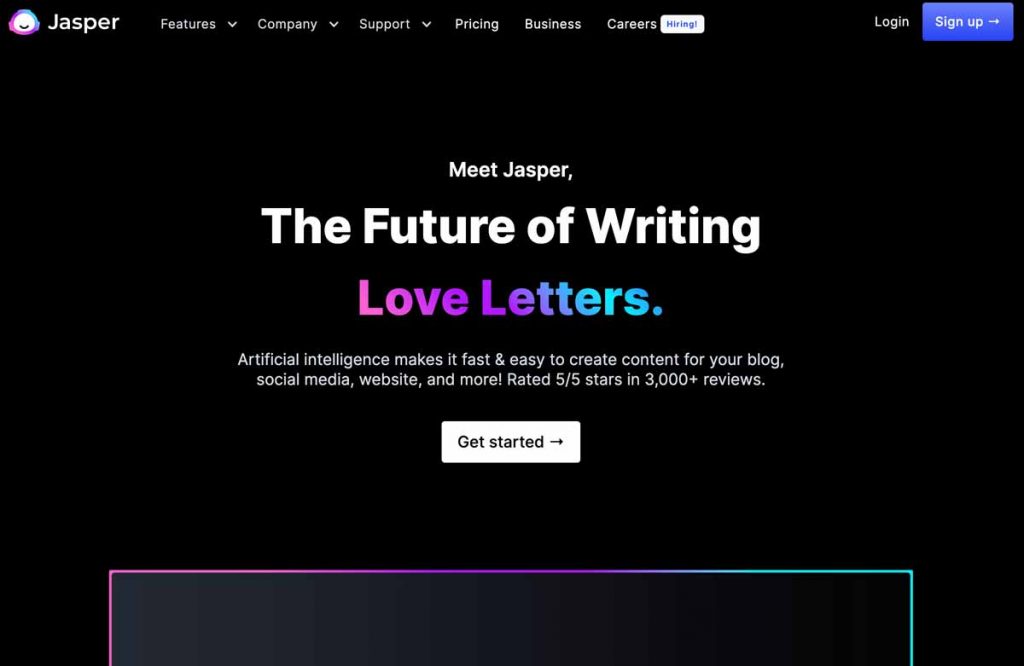 Jasper.ai - Künstliche Intelligenz zur Erstellung von SEO Texten